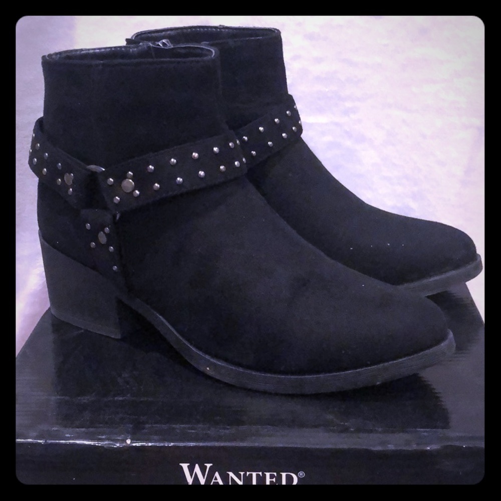 Wanted black booties